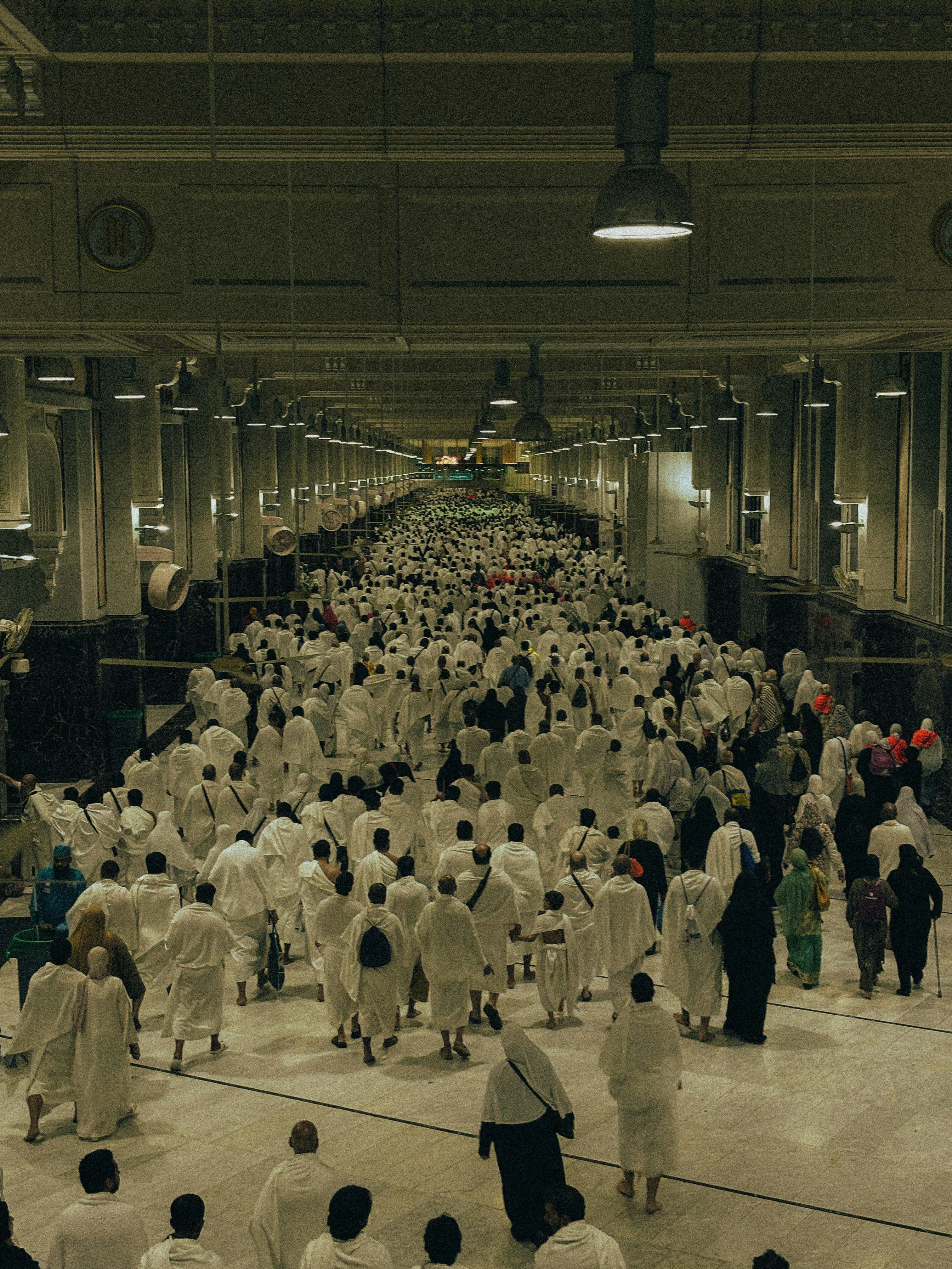 Pilgrims at Masjid al-Haram